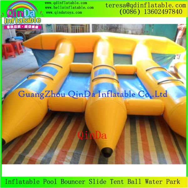 Custom-Made Inflatable Flying Fish Boat for Water Sports EquipmentFly Water Banana Boats