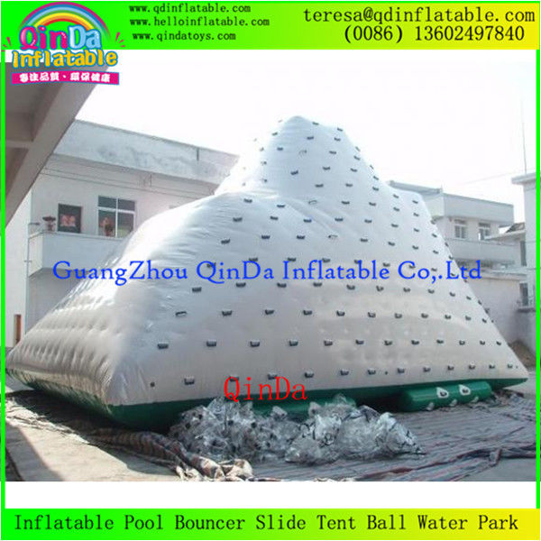 Crazy Water Game Customized Adult Inflatable Climbing Iceberg, Inflatable Water Iceberg